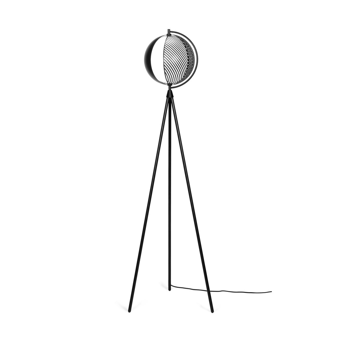 Bilde av Oblure Mondo stålampe 153 cm Black