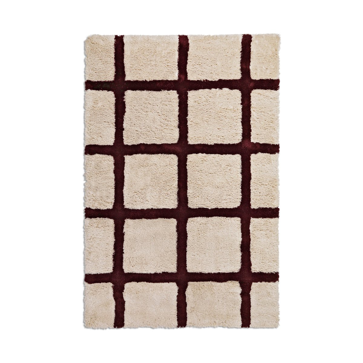 Bilde av Ogeborg ODC Line Big Scale ullteppe Beige brown 170x240 cm