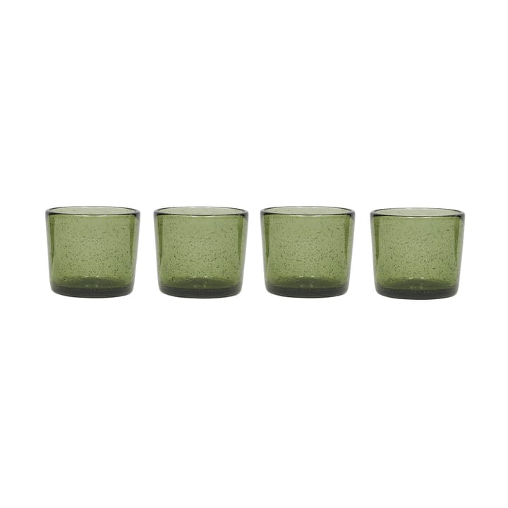 Kuki drikkeglass 4-pk - Green - OYOY