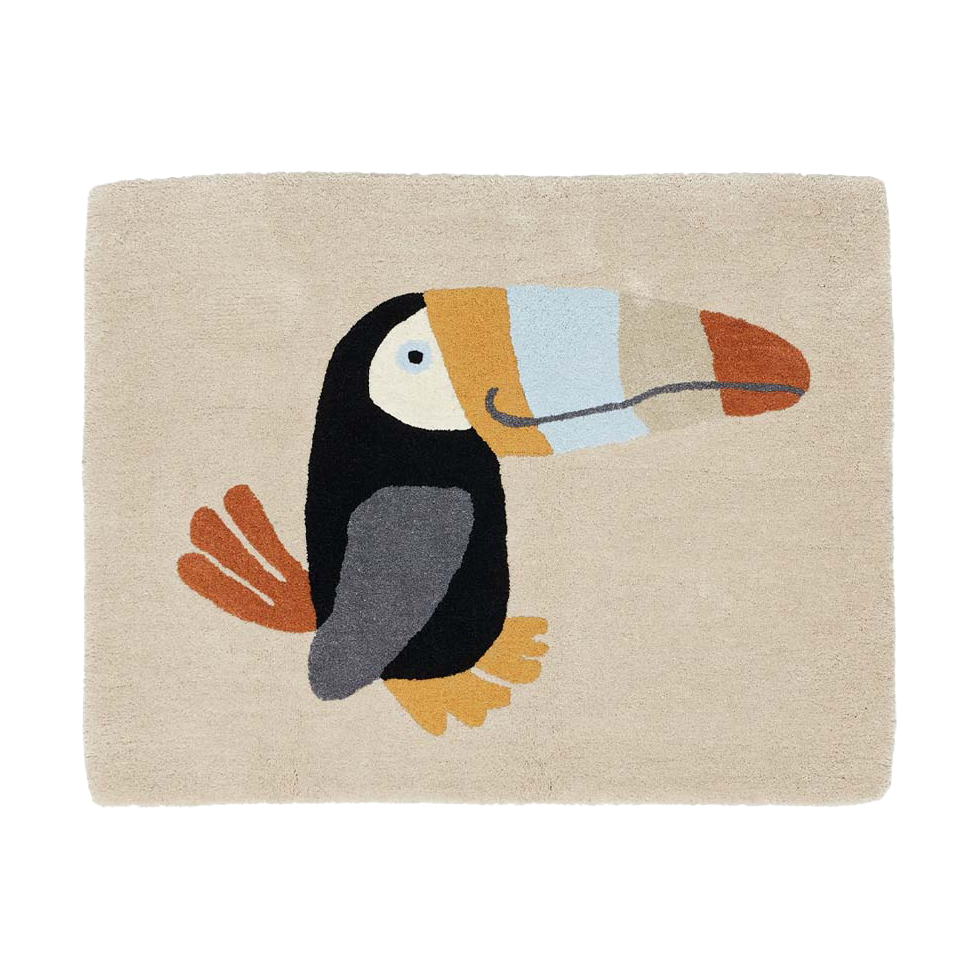 Bilde av OYOY Toucan teppe 70x90 cm Clay