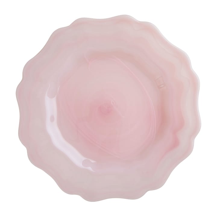 Alabaster tallerken Ø28 cm, Soft pink RICE