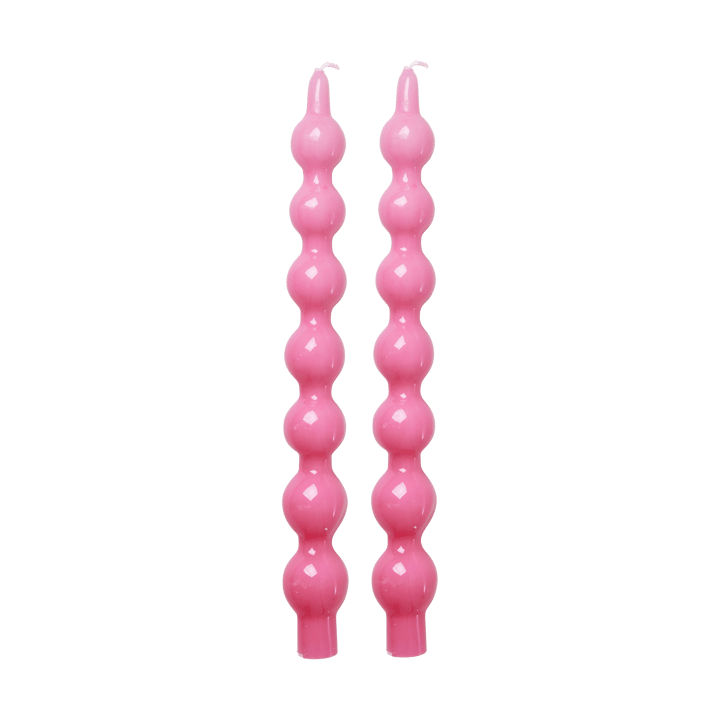 Rice lys 30,2 cm 2-pack, Pink RICE