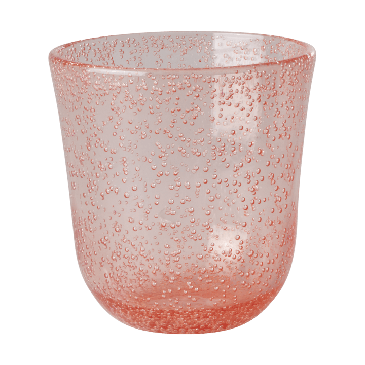 Rice tumblerglass bubble design akryl 41 cl, Peach RICE