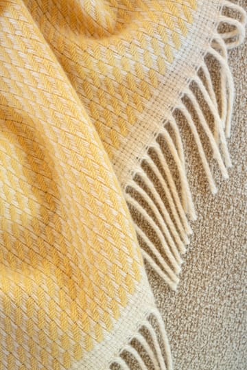 Mello pledd 150x210 cm - Lemon Yellow - Røros Tweed