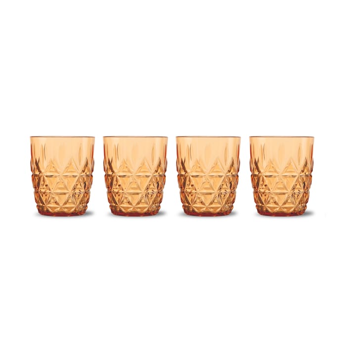 Picknick Juni vannglass 28 cl 4-pk - Amber - Sagaform