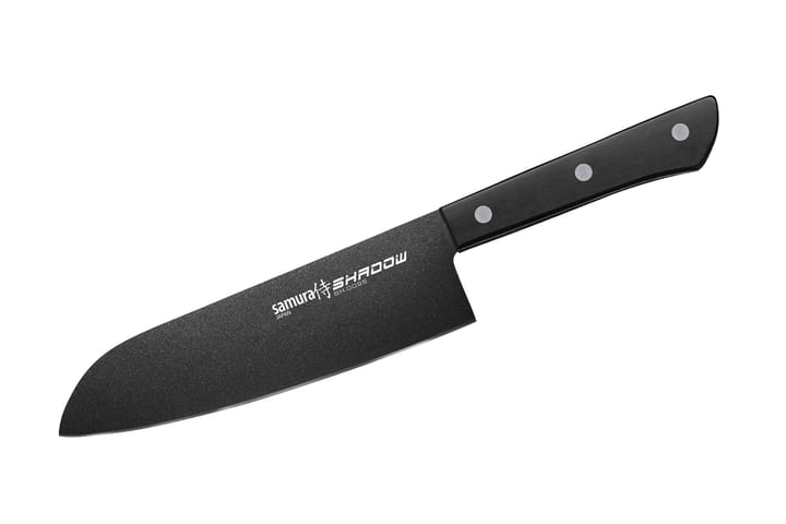 SHADOW Santoku 17,5 cm - Svart - Samura