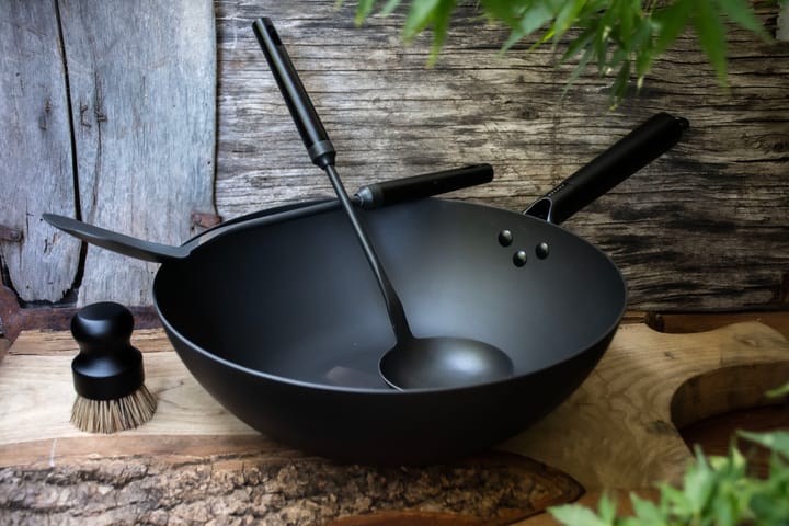 Satake wok sett karbonstål, 57 cm Satake