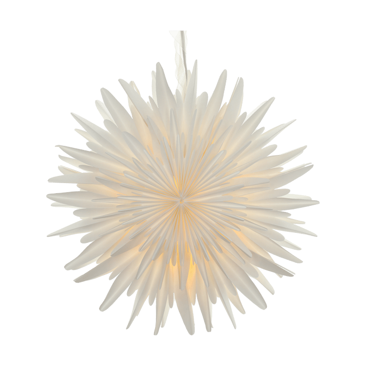 Luna adventsstjerne hvit - 45 cm - Scandi Living