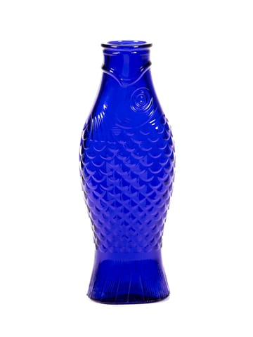 Fish & Fish glassflaske 85 cl - Cobalt blue - Serax