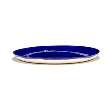 Ottolenghi Feast tallerken L Ø26,5 cm 2-pakning - Dark blue stripes-white - Serax