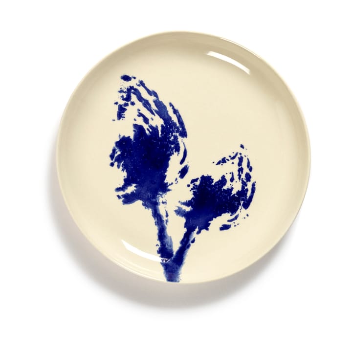 Ottolenghi Feast tallerken S Ø19 cm 2-pakning - White-artichoke blue - Serax