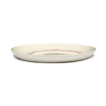 Ottolenghi Feast tallerken S Ø19 cm 2-pakning - White stripes-red - Serax