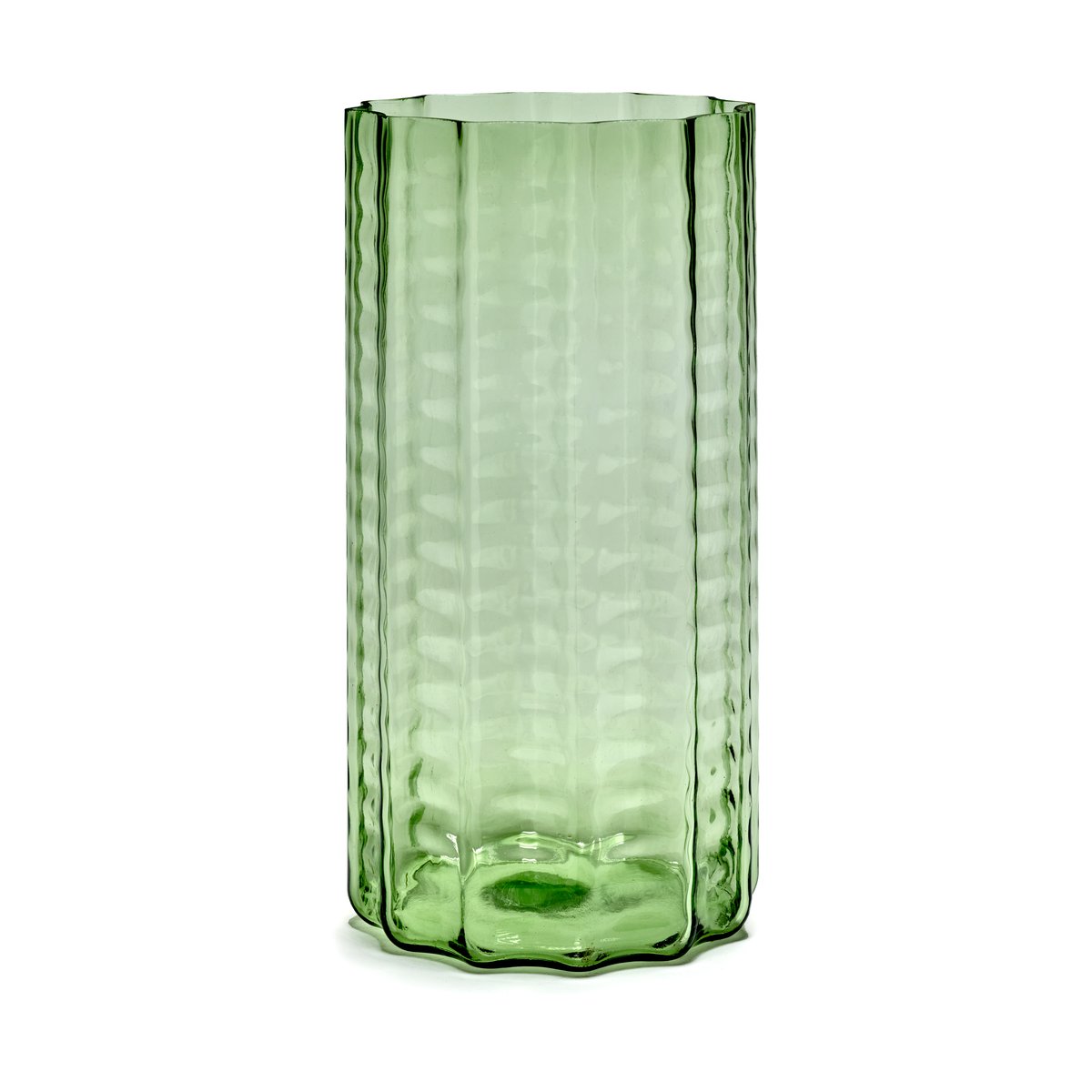 Bilde av Serax Waves 03 vase 35 cm Green-clear