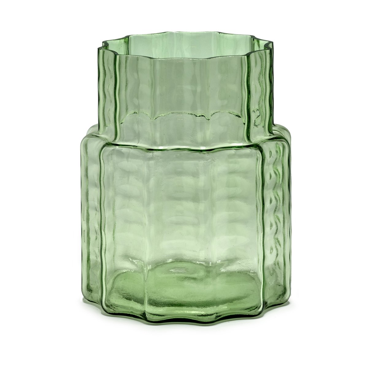 Bilde av Serax Waves 04 vase Ø18x21 cm Green-clear