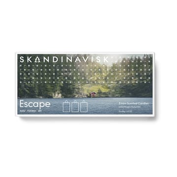 ESCAPE mini duftlys gavesett 3 deler - 65 g - Skandinavisk