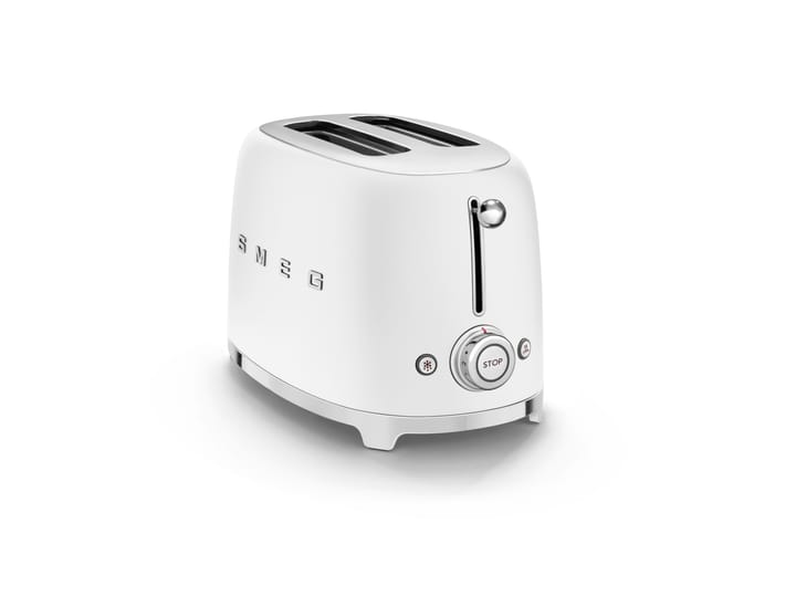 Smeg 50's Style brødrister 2 skiver - Matt hvit - Smeg