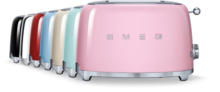 Smeg 50's Style brødrister 2 skiver - Rosa - Smeg