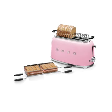 Smeg 50's Style brødrister 4x2 skiver - Rosa - Smeg