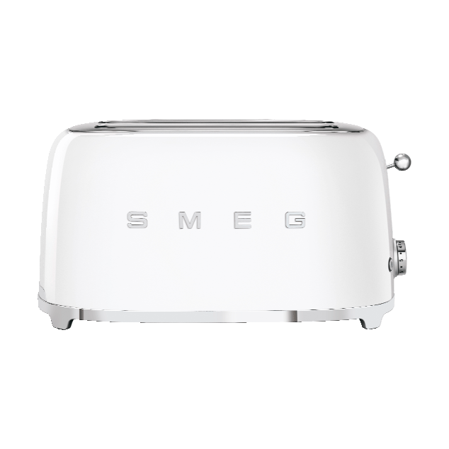 Smeg 50's Style brødrister 4x2 skiver Small - Hvit - Smeg