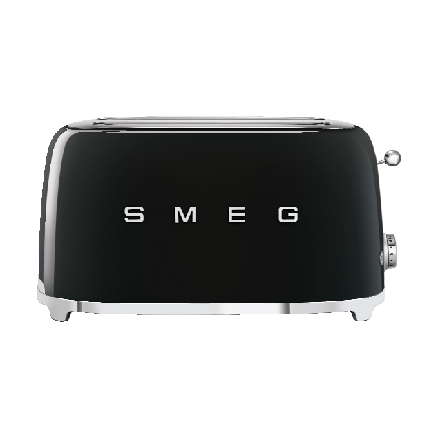 Smeg 50's Style brødrister 4x2 skiver - Svart - Smeg