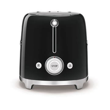 Smeg 50's Style brødrister 4x2 skiver - Svart - Smeg