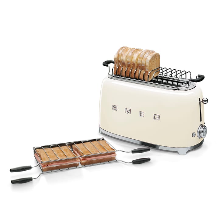 Smeg 50's Style brødrister 4x4 skiver - Créme hvit - Smeg