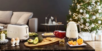 Smeg 50's Style brødrister 4x4 skiver - Créme hvit - Smeg