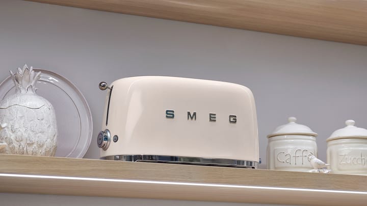 Smeg 50's Style brødrister 4x4 skiver - Créme hvit - Smeg