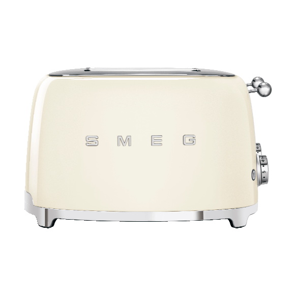 Smeg 50's Style brødrister 4x4 skiver - Créme hvit - Smeg