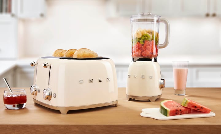 Smeg 50's Style brødrister 4x4 skiver - Créme hvit - Smeg