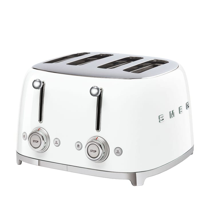 Smeg 50's Style brødrister 4x4 skiver - Hvit - Smeg