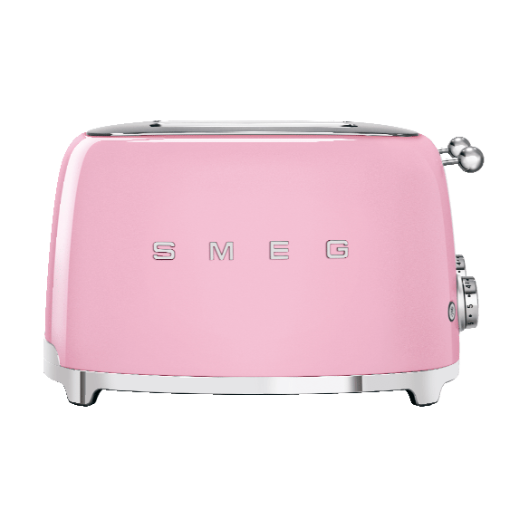 Smeg 50's Style brødrister 4x4 skiver - Rosa - Smeg