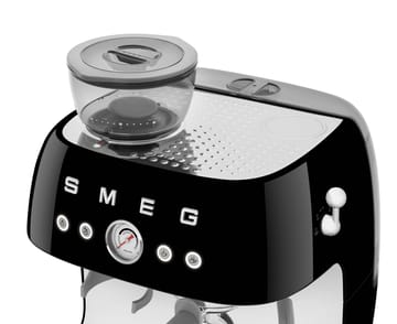 Smeg 50's Style espressomaskin med kaffekvern - Svart - Smeg