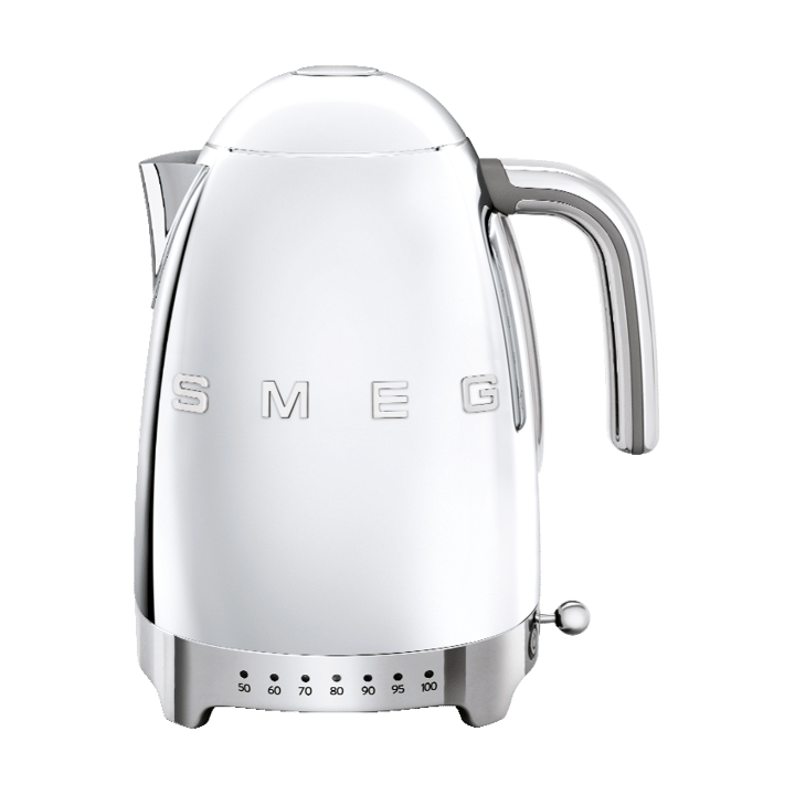 Smeg 50's Style vannkoker med variabel temperatur 1,7 L - Krom - Smeg