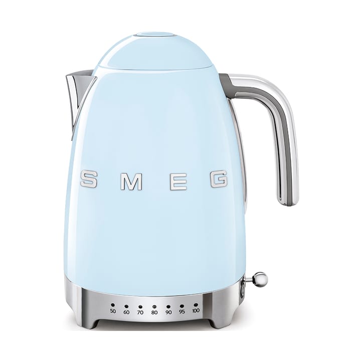 Smeg 50's Style vannkoker med variabel temperatur 1,7 L - Pastellblå - Smeg