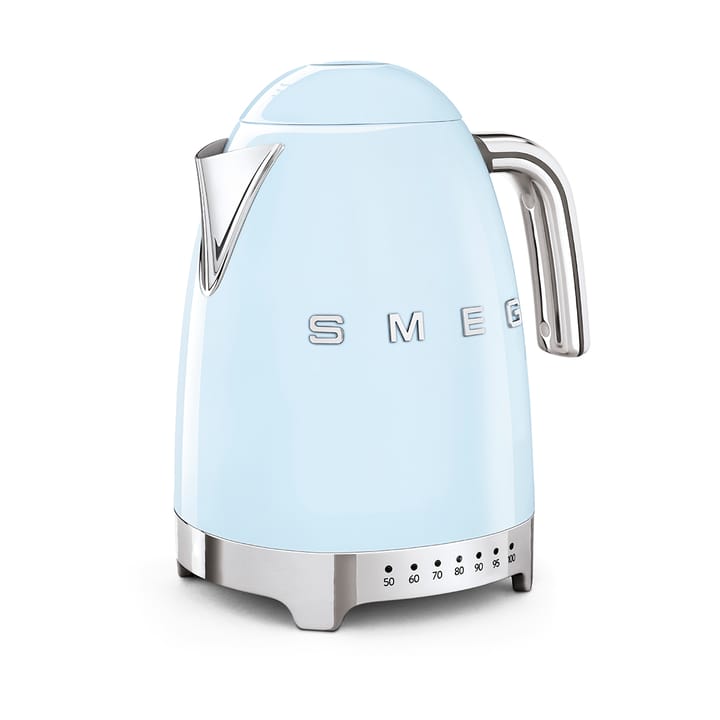 Smeg 50's Style vannkoker med variabel temperatur 1,7 L - Pastellblå - Smeg