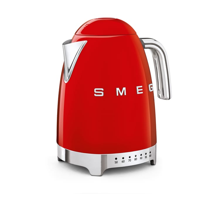 Smeg 50's Style vannkoker med variabel temperatur 1,7 L - Rød - Smeg