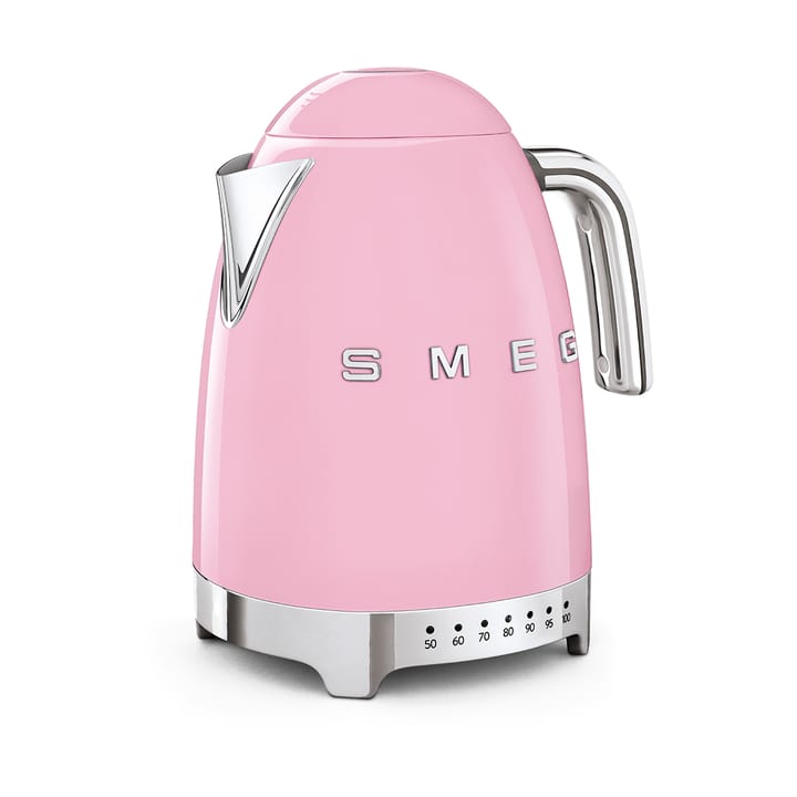 Smeg 50's Style vannkoker med variabel temperatur 1,7 L - Rosa - Smeg