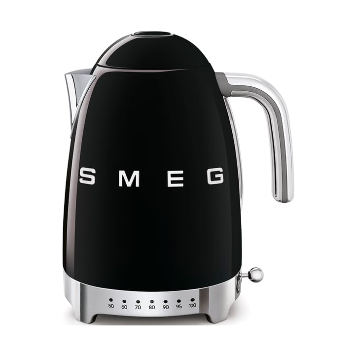 Smeg 50's Style vannkoker med variabel temperatur 1,7 L - Svart - Smeg