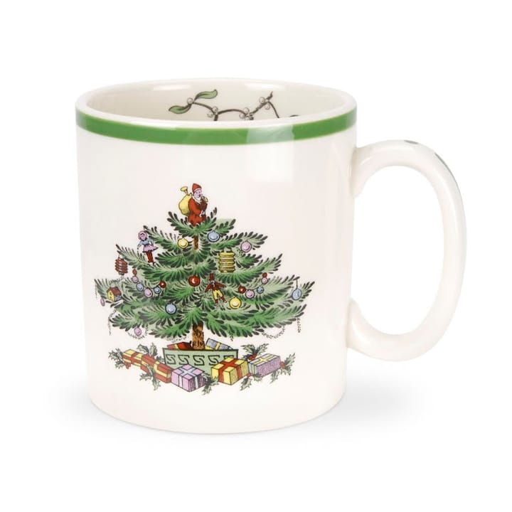 Christmas Tree kopp 22 cl - White-green-red - Spode