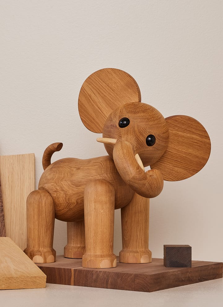 Tembo elefant dekorasjon 41 cm, Eik Spring Copenhagen