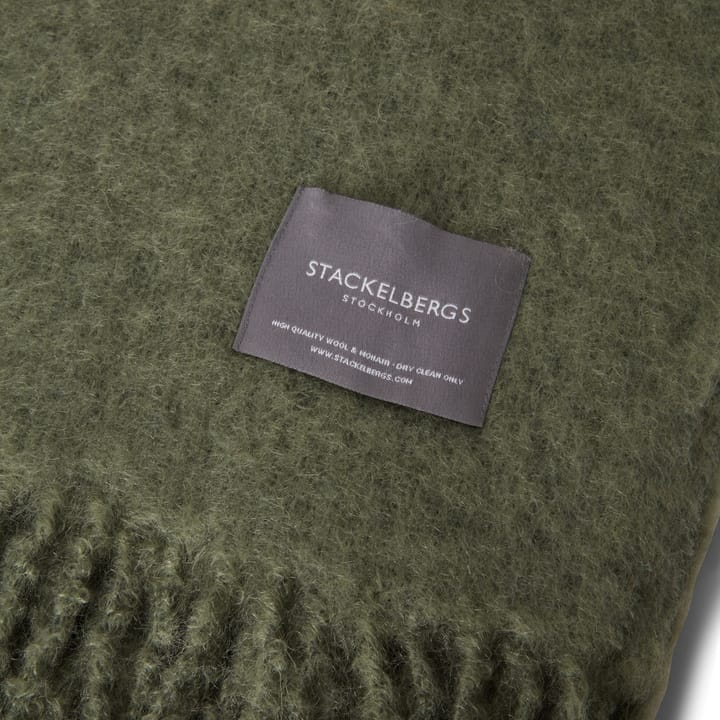 Mohair pledd - Olivine - Stackelbergs