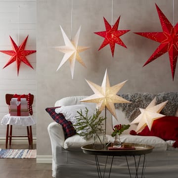 Sensy adventsstjerne 54 cm - Hvit - Star Trading