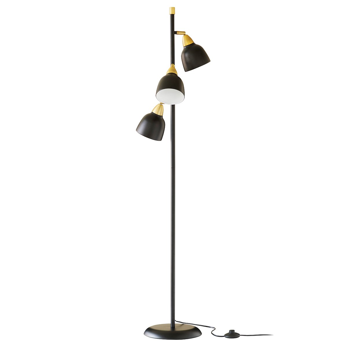 Bilde av Superliving Urban Triple gulvlampe Matt real black