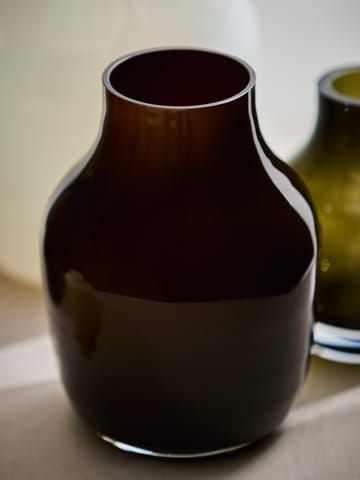 Paloma vase, medium 21 cm - Dark brown - Tell Me More