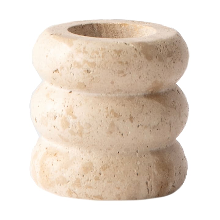 Travertine lysestake - Medium 8 cm - Tell Me More