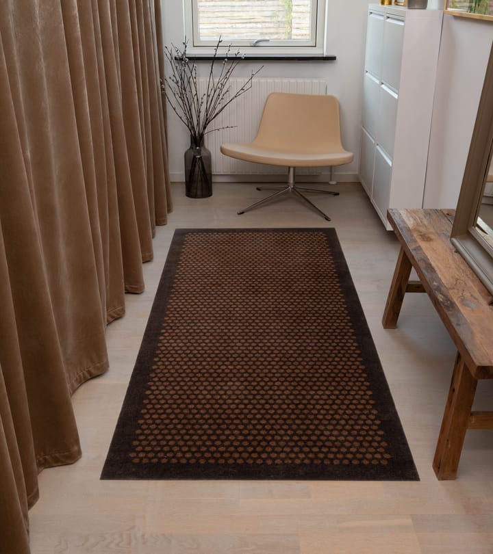 Dots entréteppe - Cognac-brown, 90x200 cm - tica copenhagen