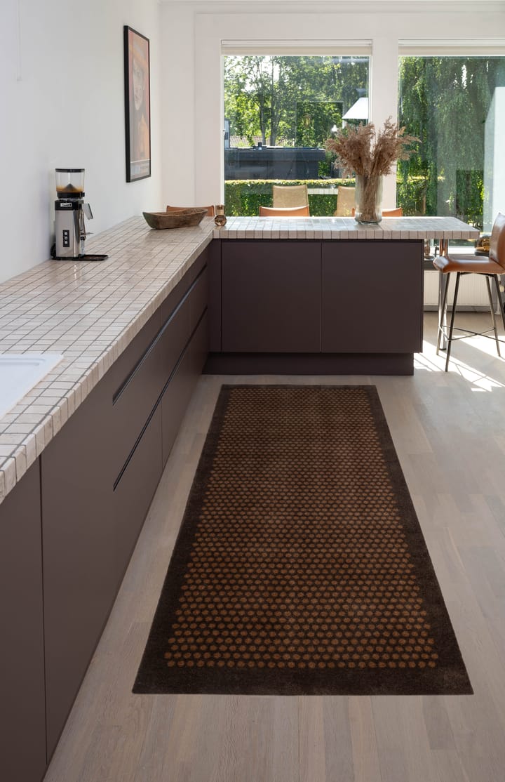 Dots entréteppe - Cognac-brown, 90x200 cm - tica copenhagen