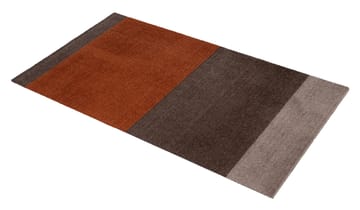 Stripes by tica, horisontal, entréteppe - Brown-terrakotta, 67 x 120 cm - tica copenhagen