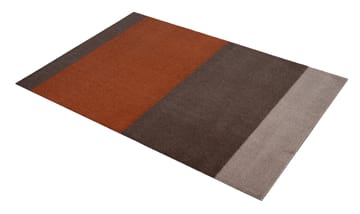 Stripes by tica, horisontal, entréteppe - Brown-terrakotta, 90 x 130 cm - tica copenhagen